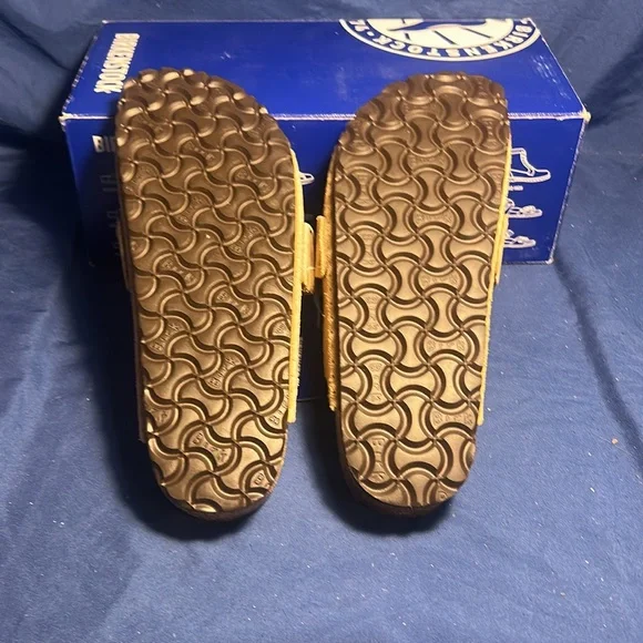 Birkenstock- Madrid, dotted tan, Velcro, 7 women - Picture 4 of 5